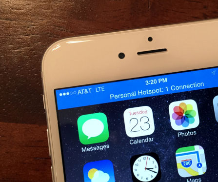 How to Setup Personal Hotspot ("Tethering") With IPhone 6 (iOS 9.0.2)