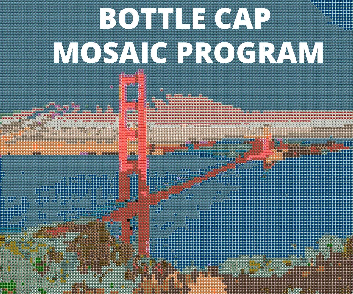 Open Source Beer Bottle Cap Mosaic Program 