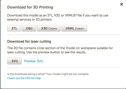 Exporting to 3D Print