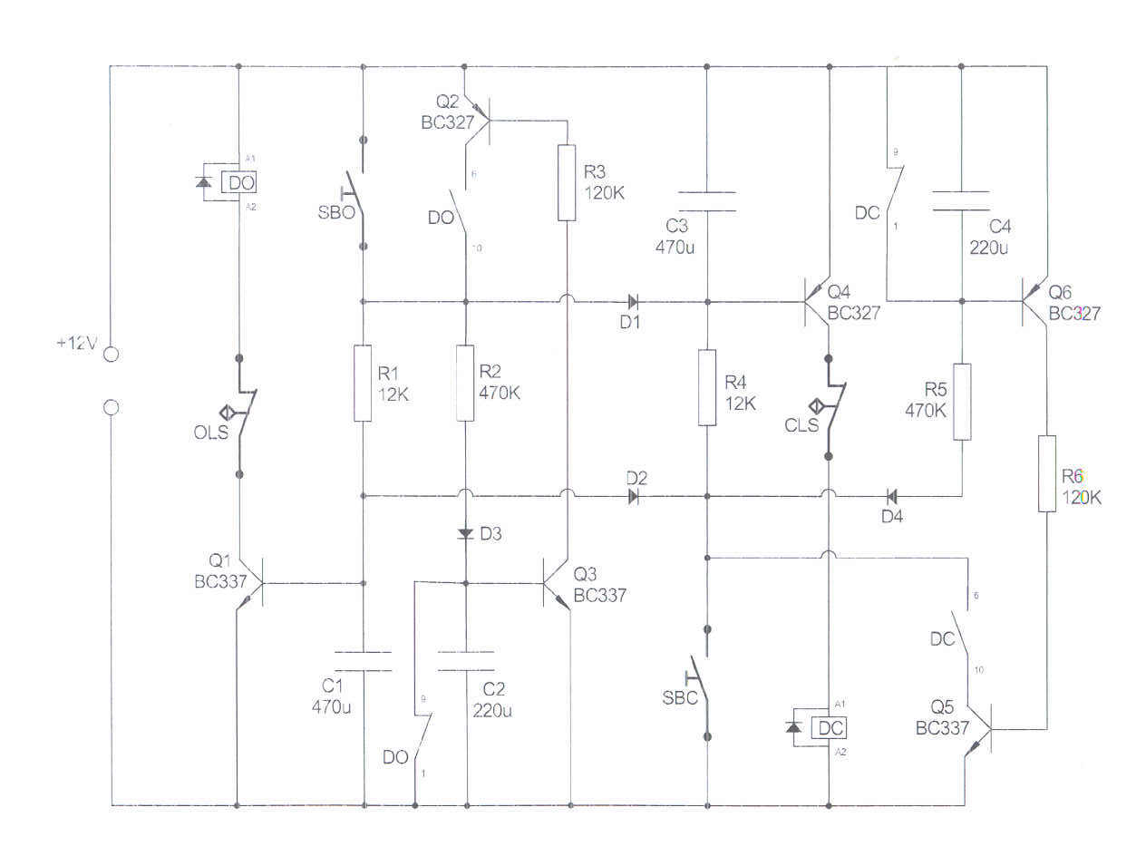 DIY relay motor driver