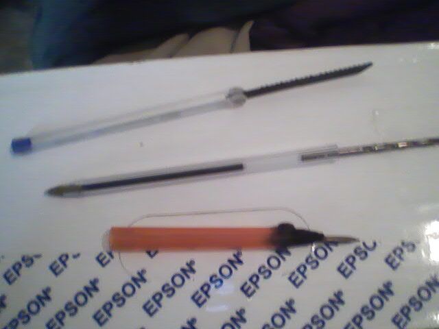 Ballpoint Pen Pocket Saw, Drill, Knife, Awl