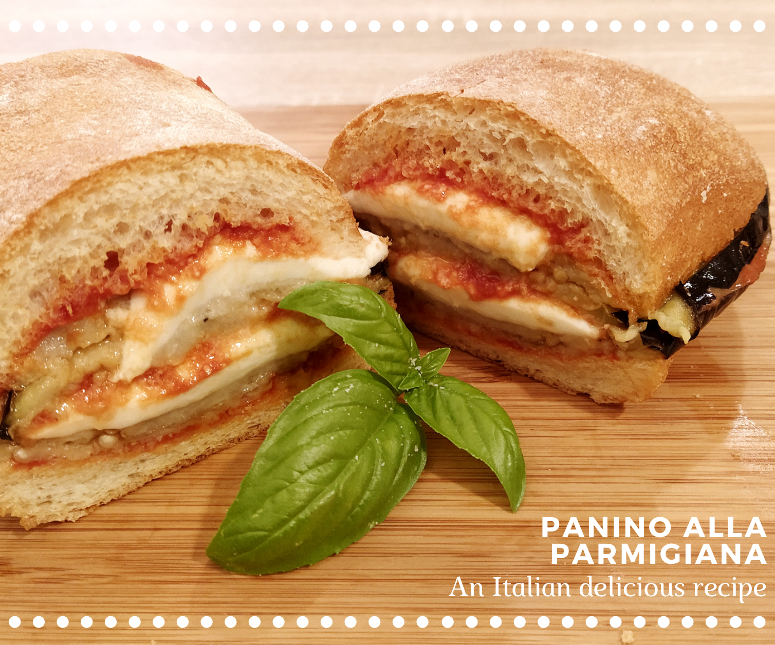 Panino Alla Parmigiana - an Italian Delicious Recipe 