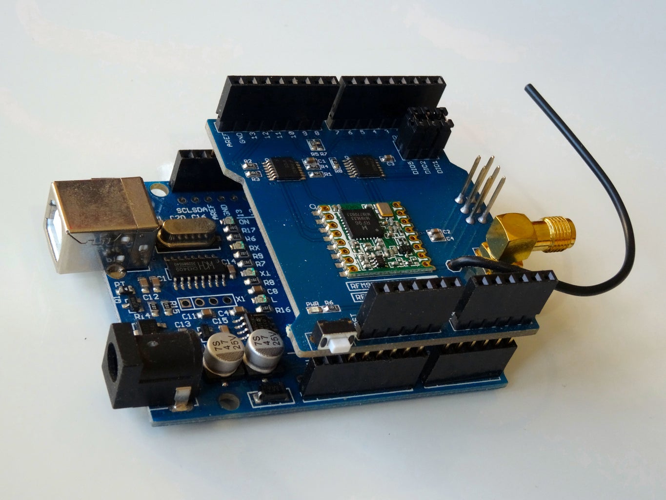 Arduino and Visuino: Long Distance Remote Light Sensor With RFM95W ...