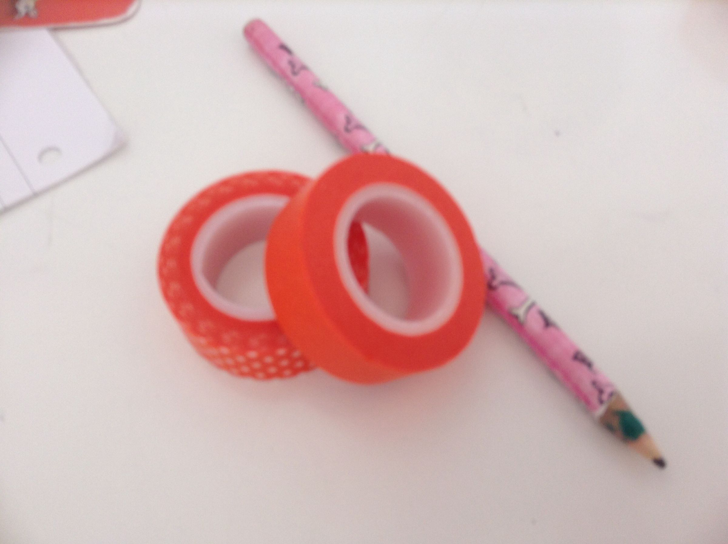 Simple Washi Tape Pencils 