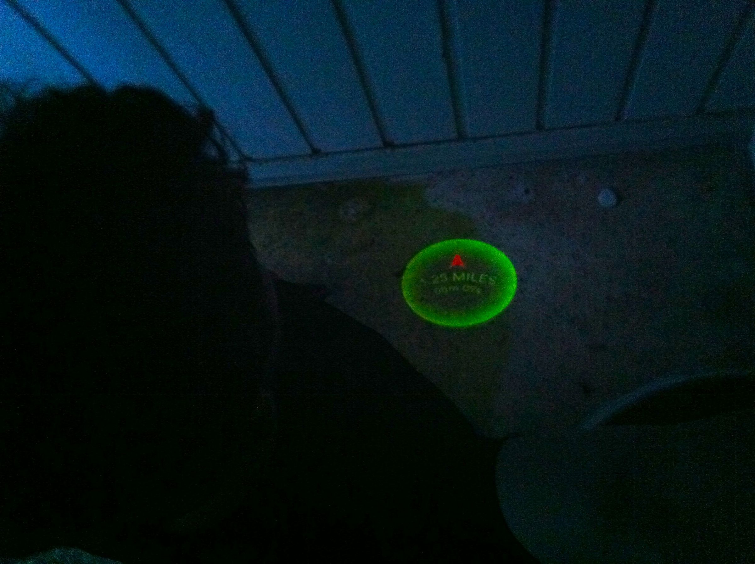 Ground Projected Information Display (for night jogging)