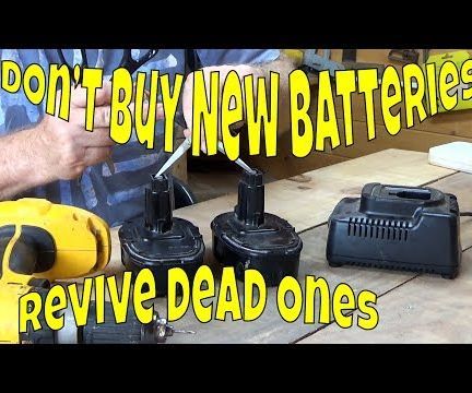 How to Revive Dead Power Tool Batteries