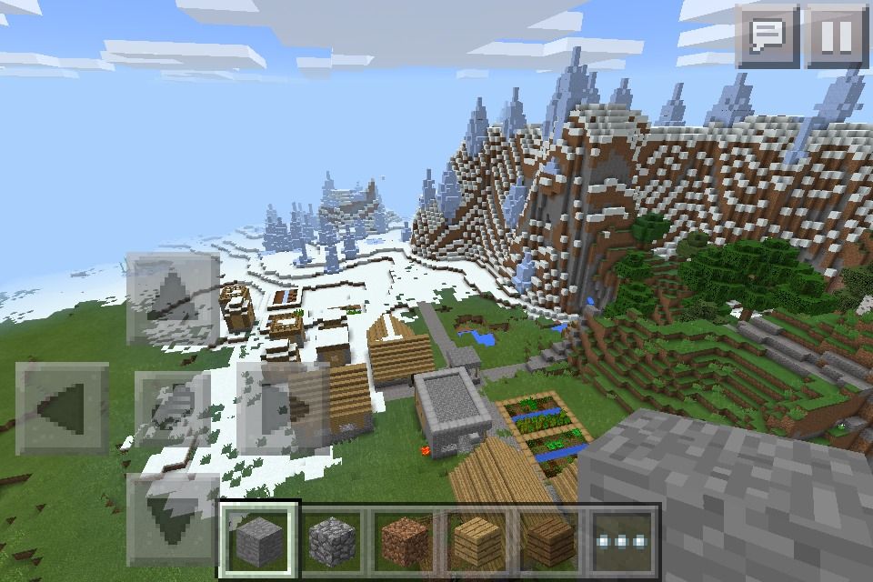 VILLAGE SEED WITH ICE SPICKES!