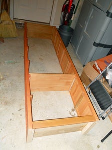 Attach the Top and Bottom Shelves