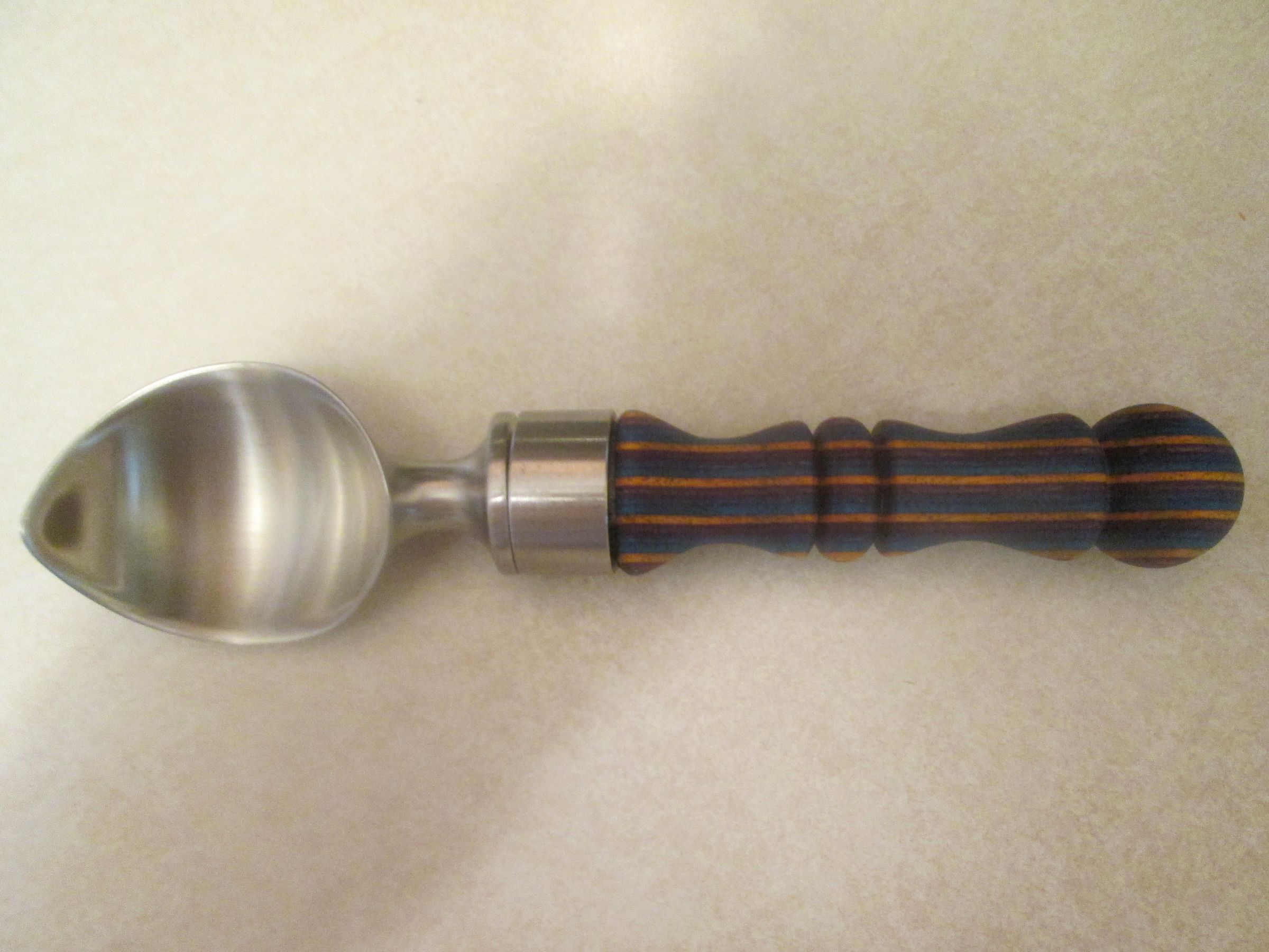 Woodturning-Ice Cream Scoop