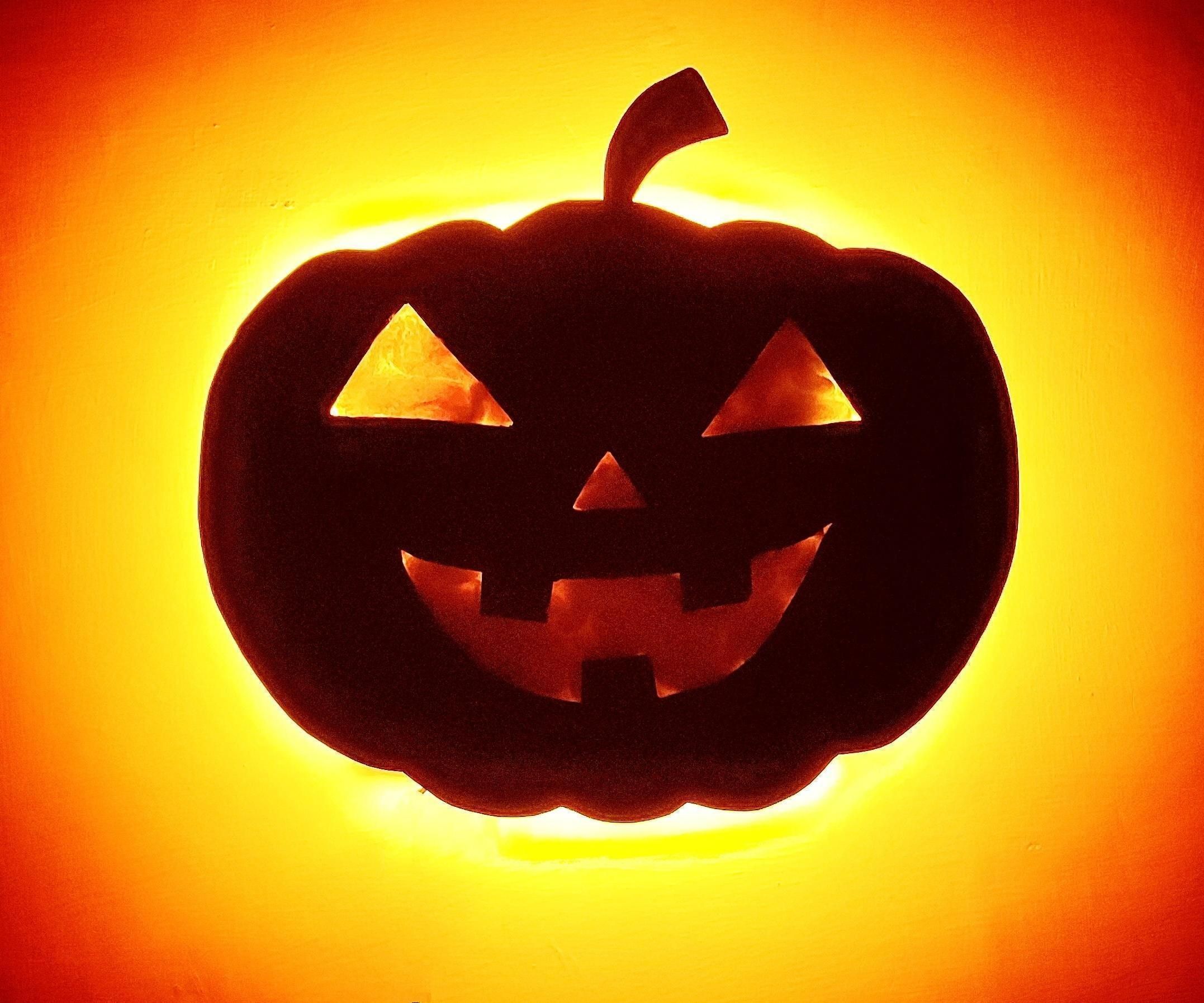 Bluetooth RGB Pumpkin Wall Light