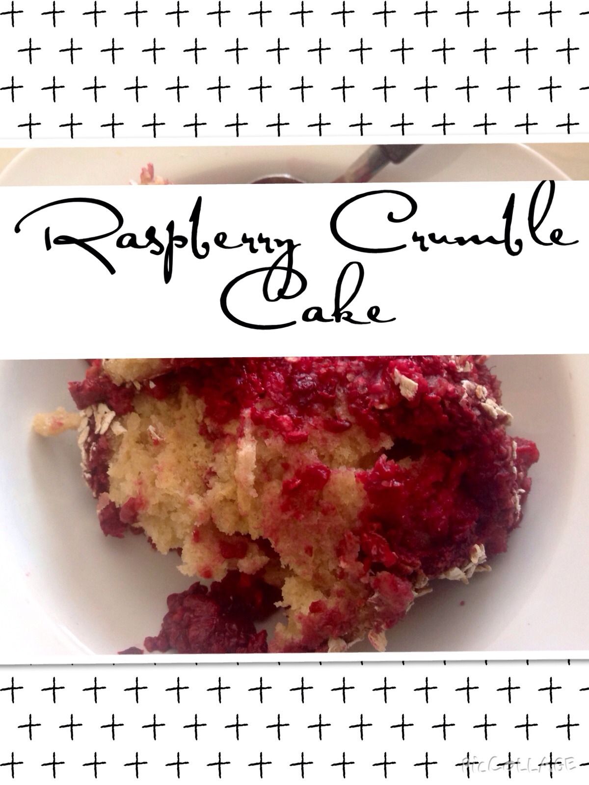 Raspberry Triple Crumble Cake