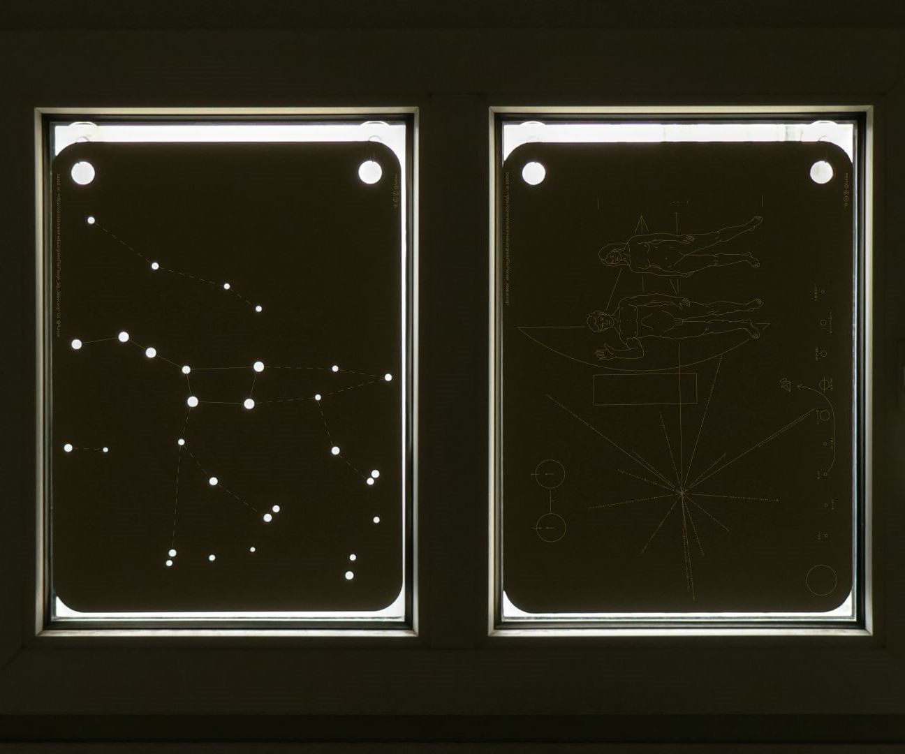 Laser Cut Cardboard Curtains