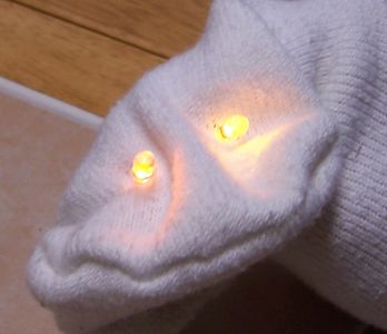 LED Sock Puppet!