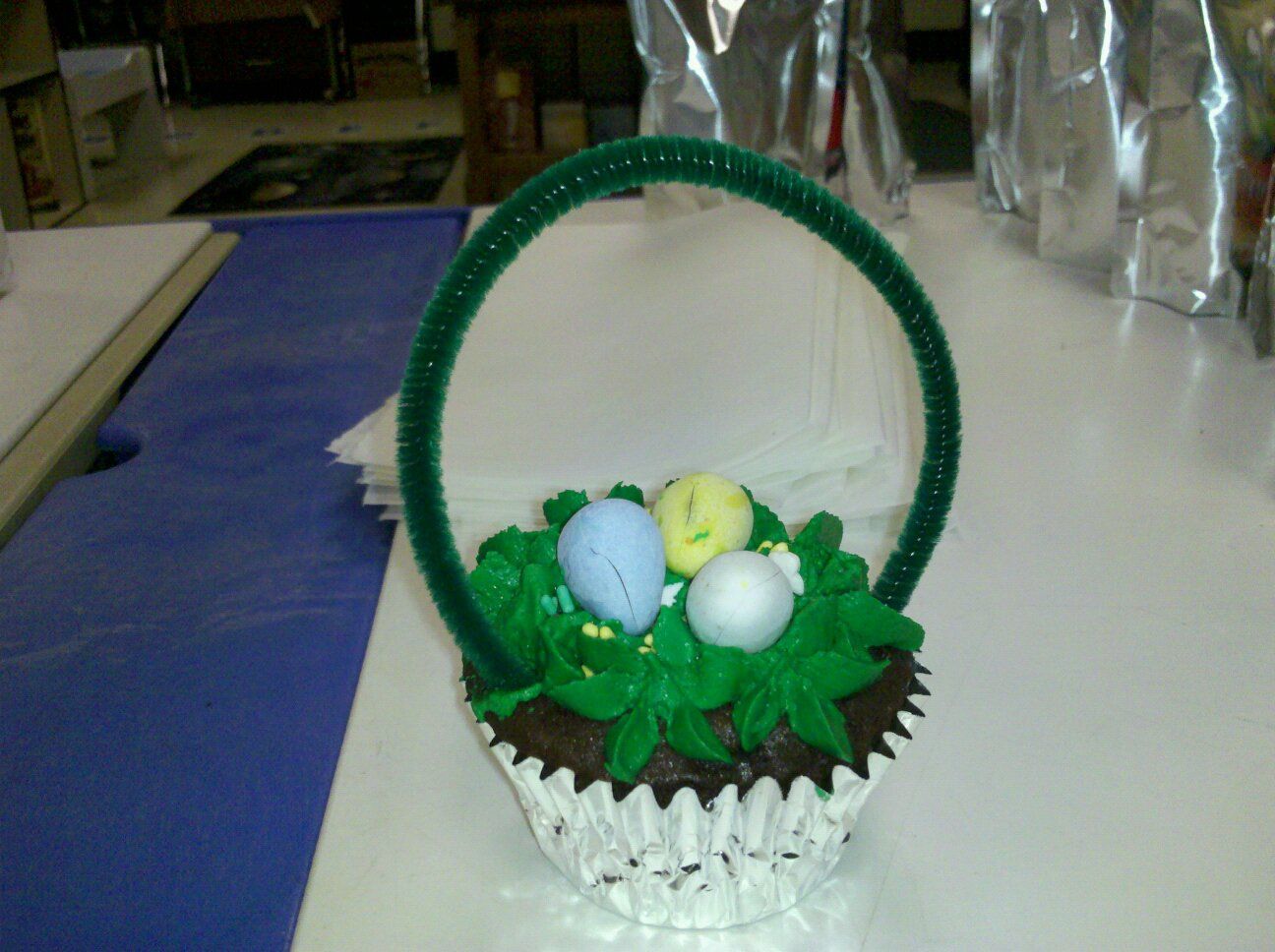 Easter Basket Cupcakes