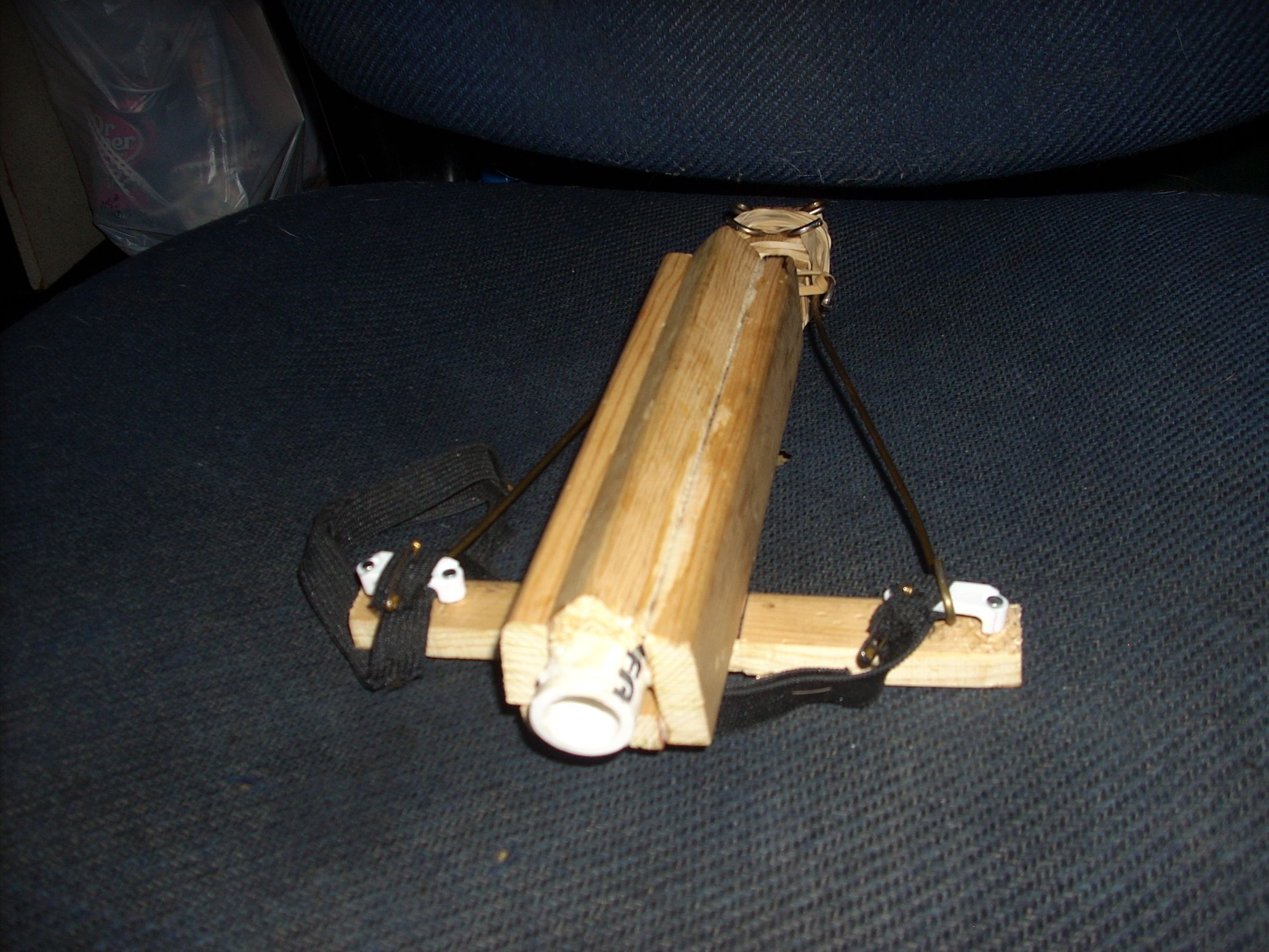 Make This Wooden PVC Rubber Band Crossbow/Gun