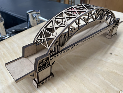 Laser Cut Austin Skyline Bridge : 6 Steps (with Pictures) - Instructables