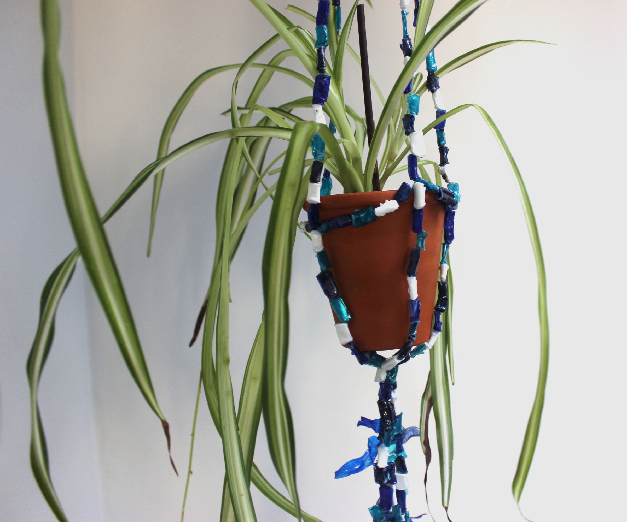 Up-cycled Plastic Plant Hanger