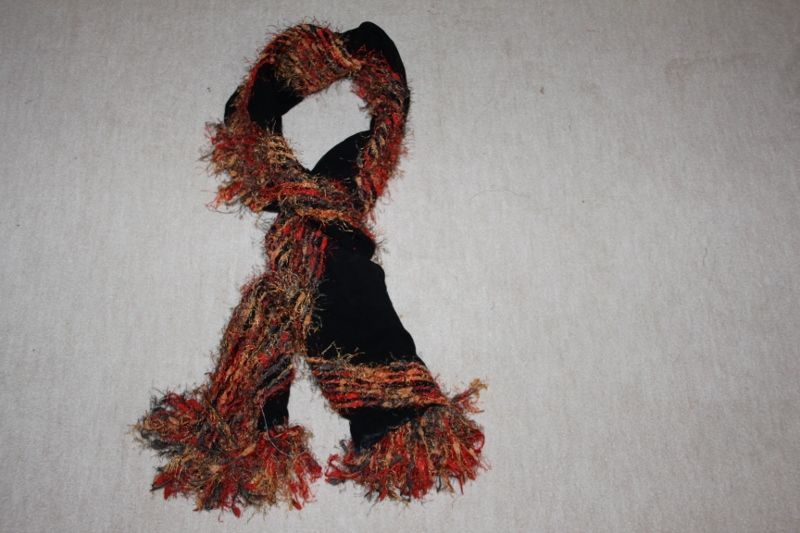 Flimsy Georgett Shawl Turned Into Warm and Fancy Winter Shawl