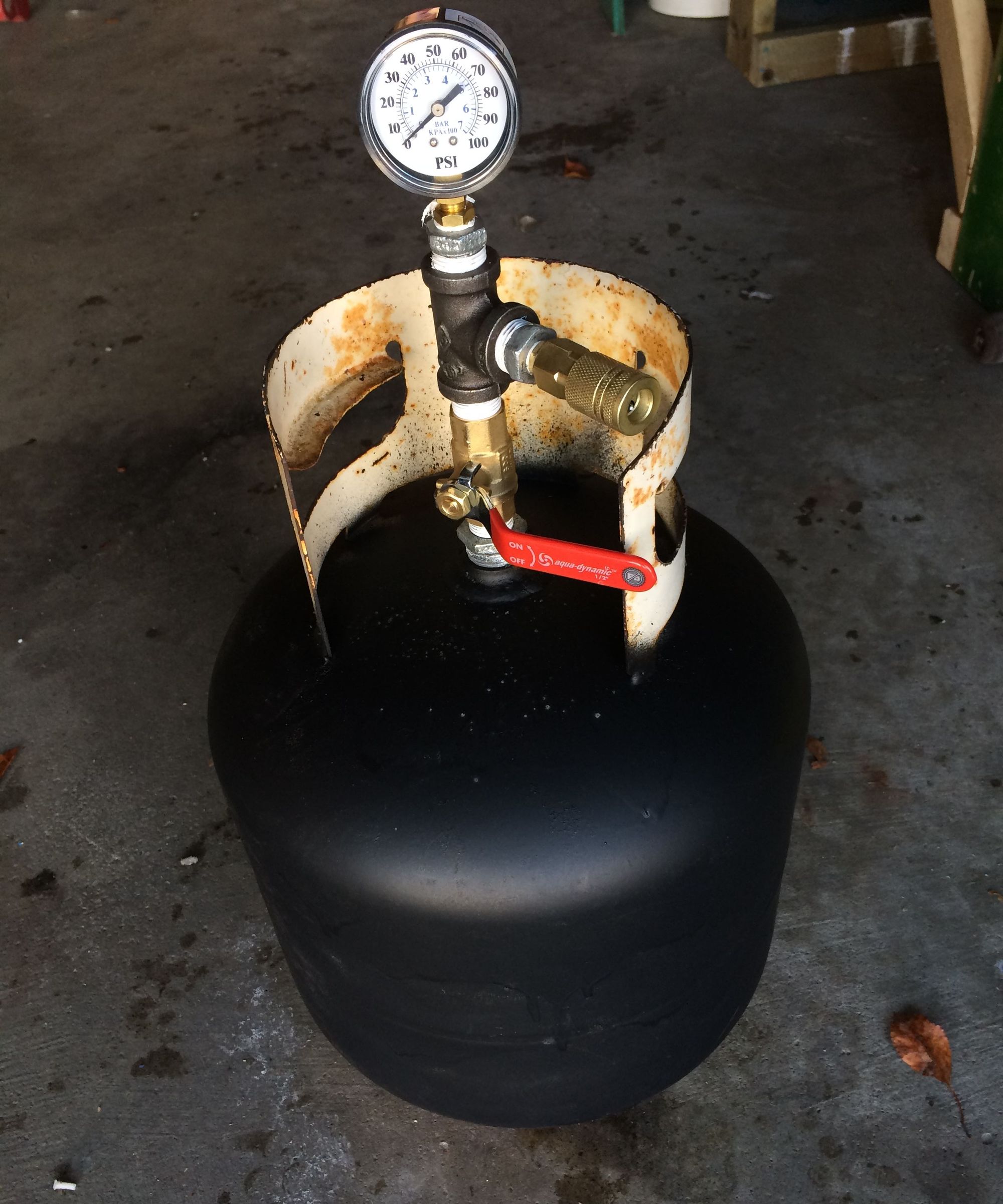 Propane Tank to Air Storage