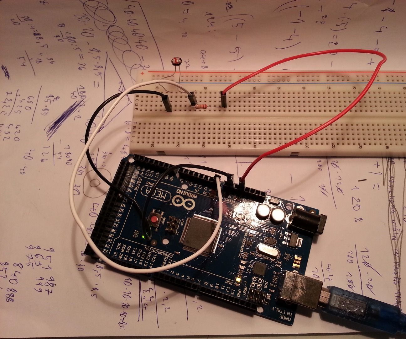 Arduino LDR Speedometer