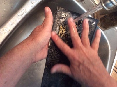 Washing the Painting