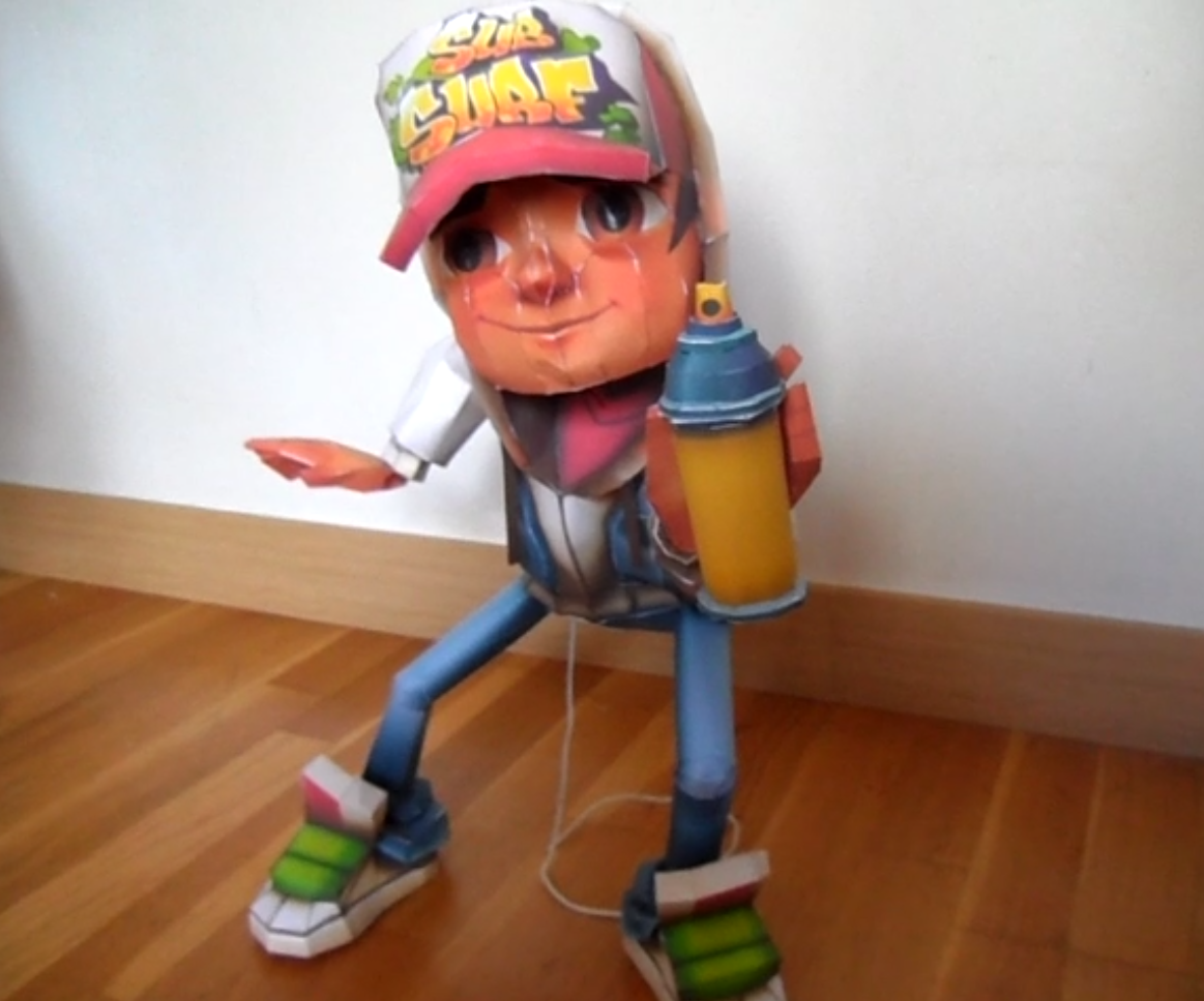Papercraft: Jake Subway Surfer