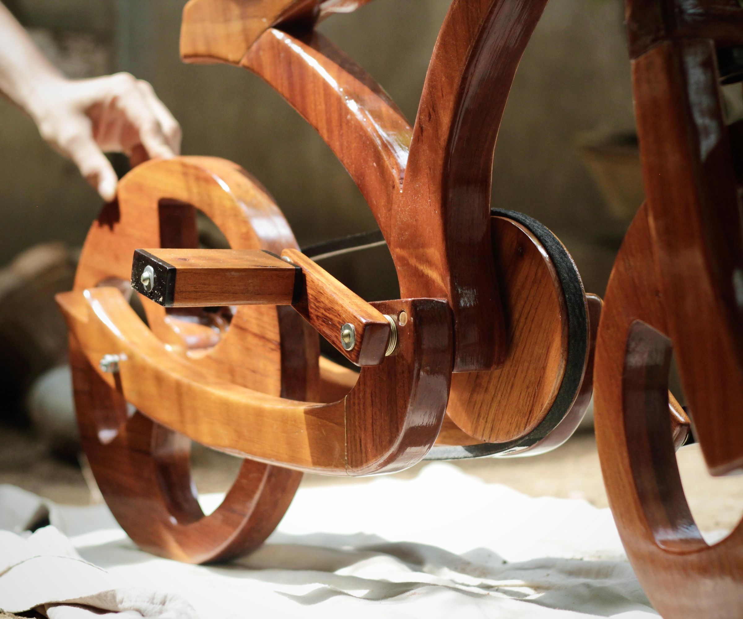 Handmade Wooden Bicycle