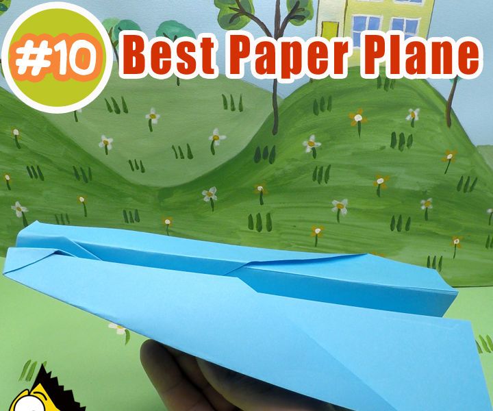 Best Flying Paper Airplane - Origami BEST #origami