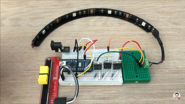 Rgb Led Module Strip Arduino How to Control LED Strips With Arduino – Part 2: RGB LED Strips : 8 ...