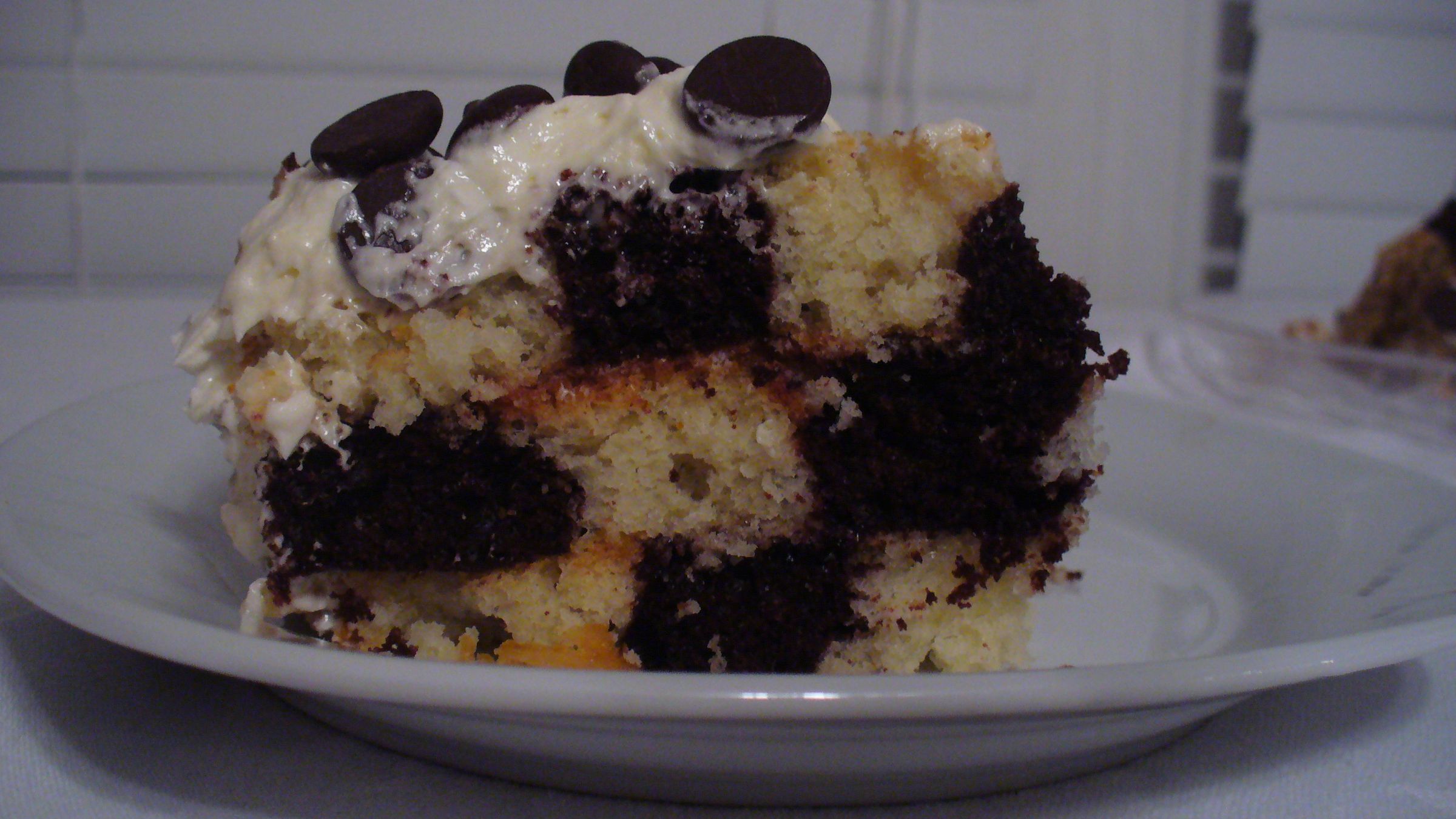 Checker Board Cake