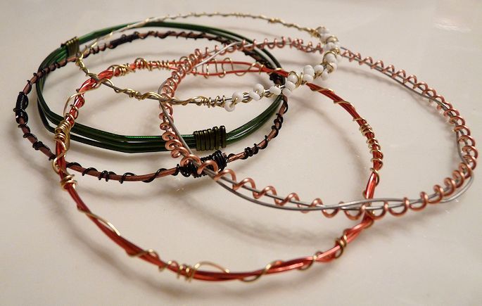 Quick Wire Bangles