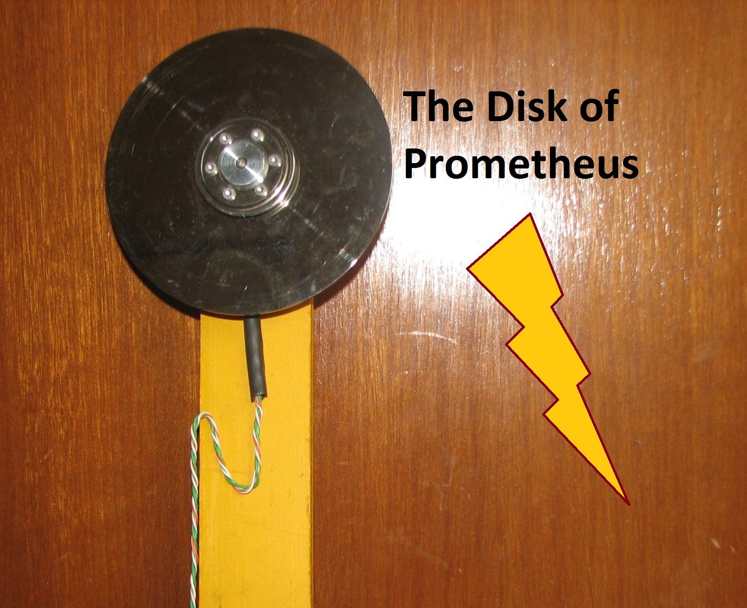 Recycled HDD Powertool (Disk of Prometheus)