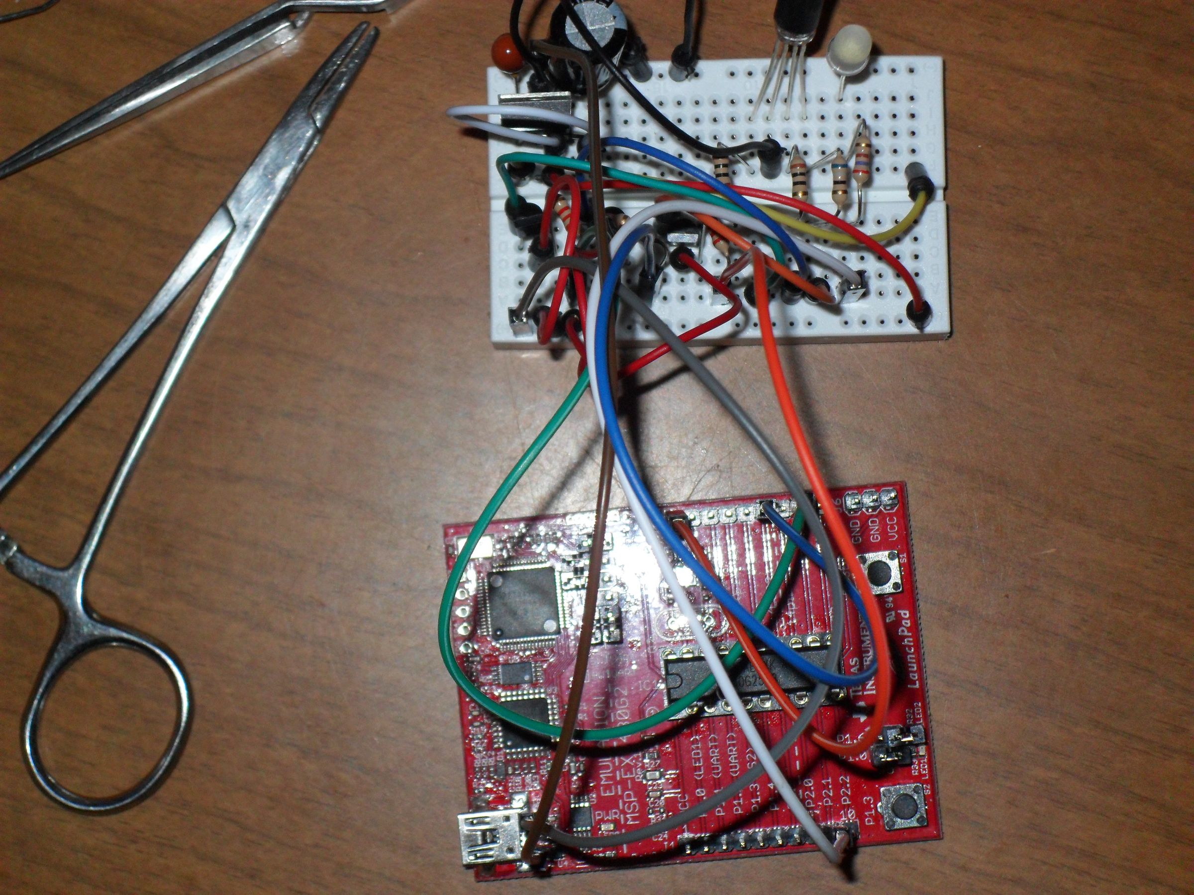 TI MSP430G2 Christmas Light Thingie