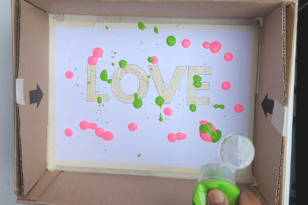 Painting With Marbles