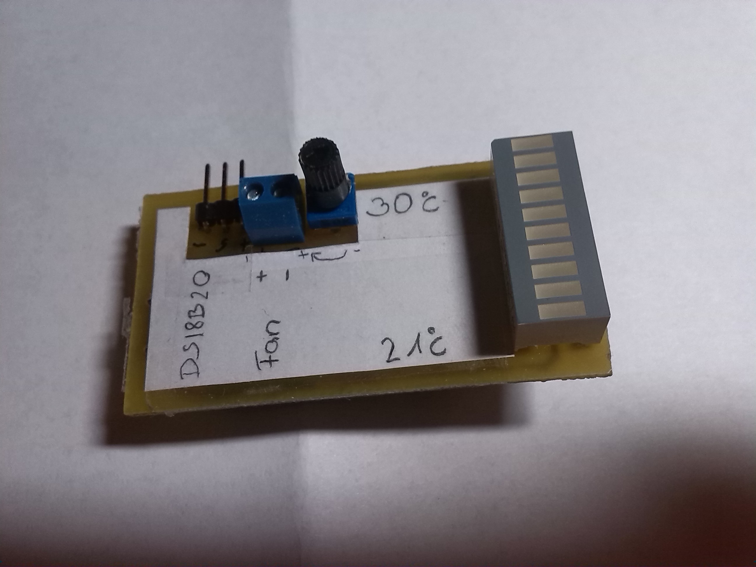 Aquarium Automatic Fan Control With Arduino Mini