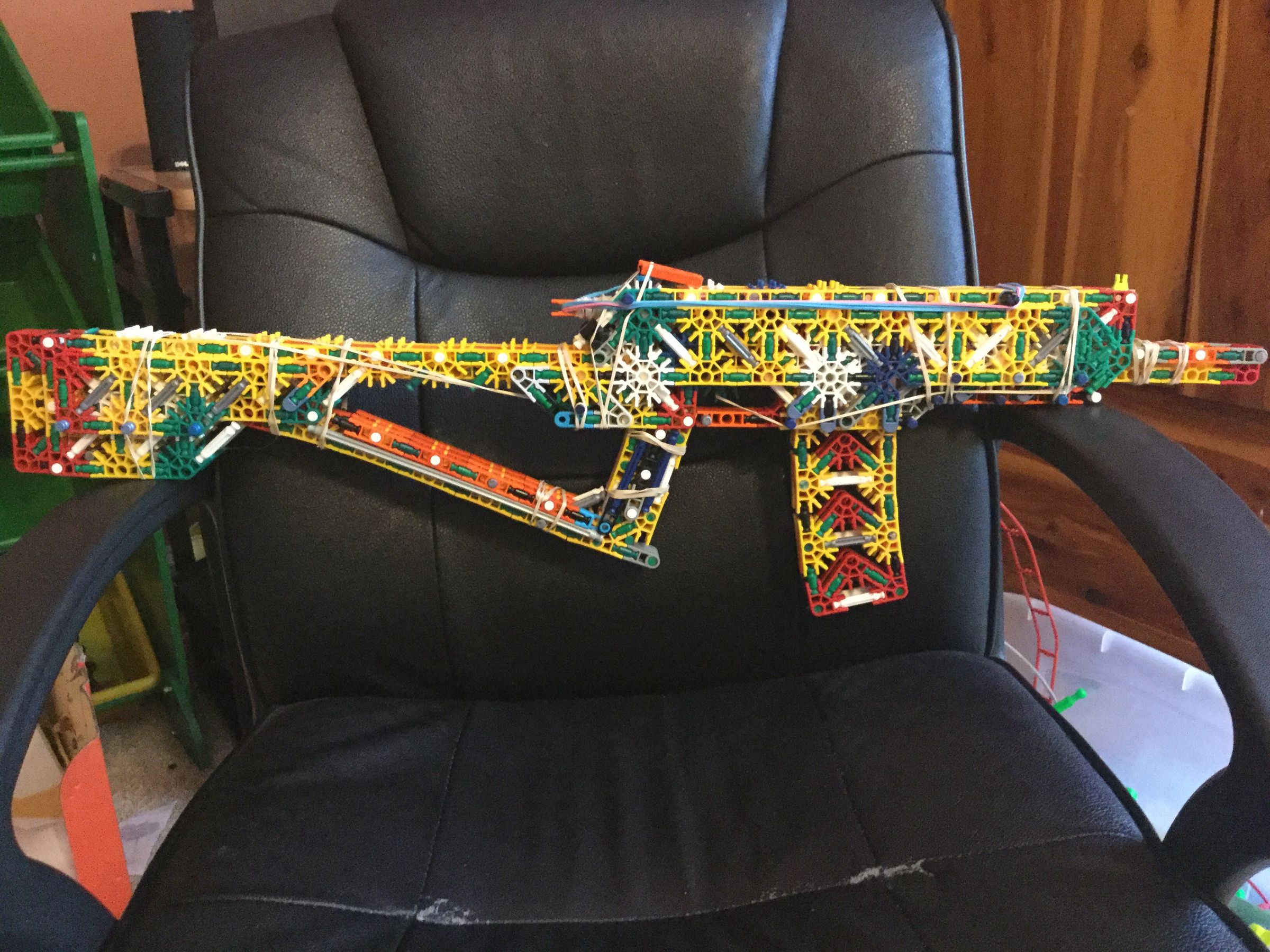 The Wolverine a K'nex Assault Rifle + Video
