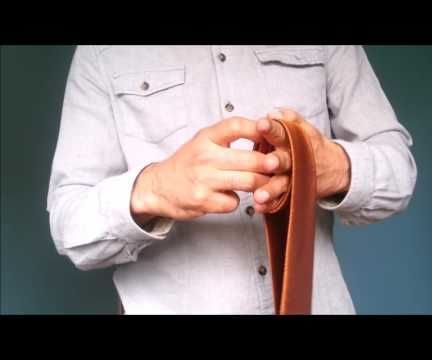 How to Tie a Tie in Under 10 Seconds