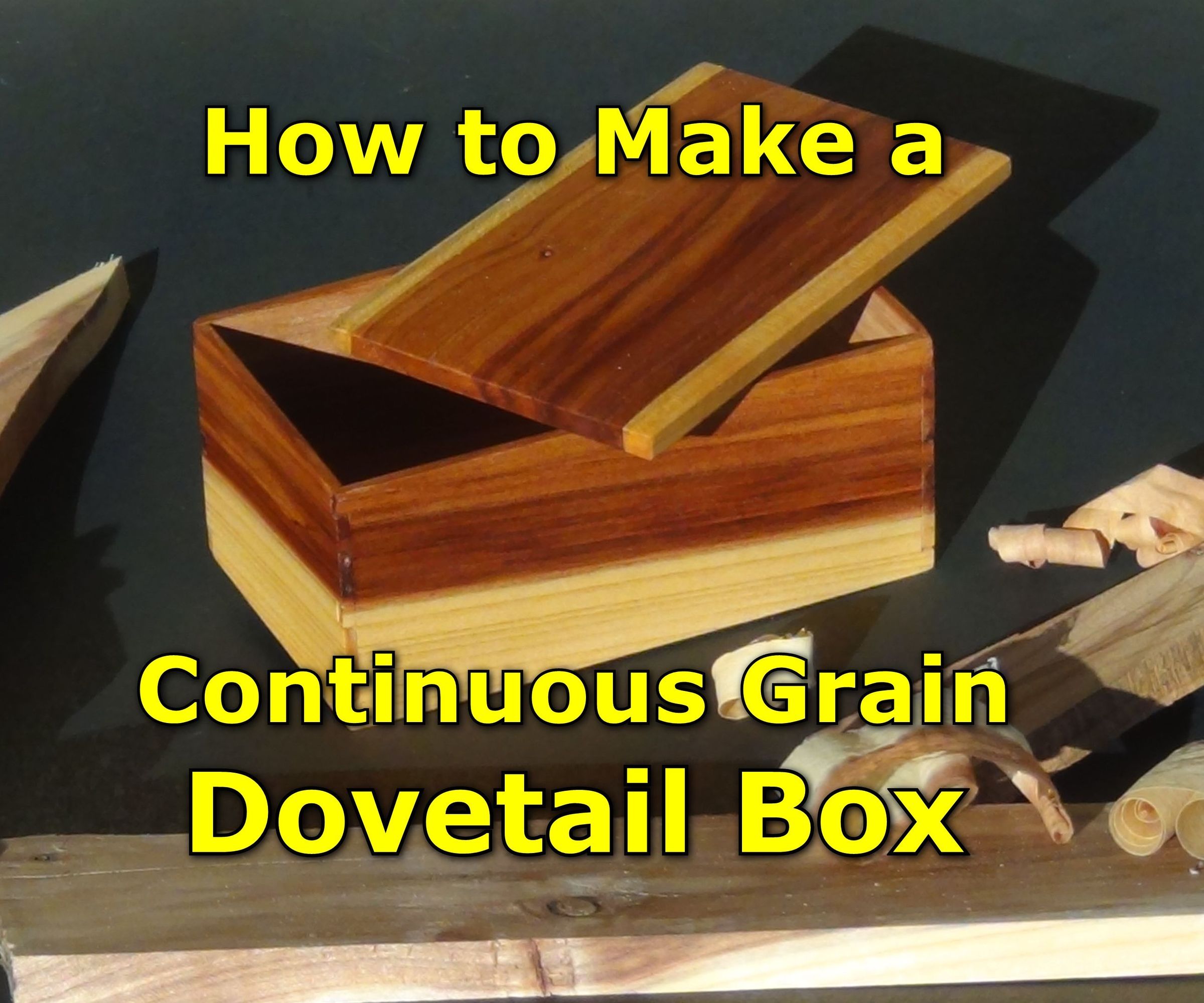 Continuous Grain Dovetail Box - a Great Gift Idea