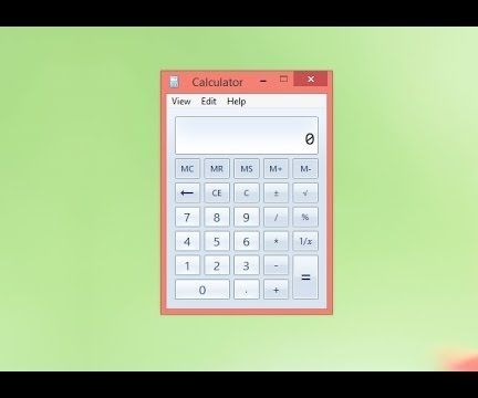 Keyboard Shortcuts for Calculator!!