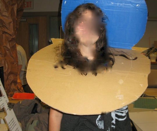 Cool Cardboard Clam Costume