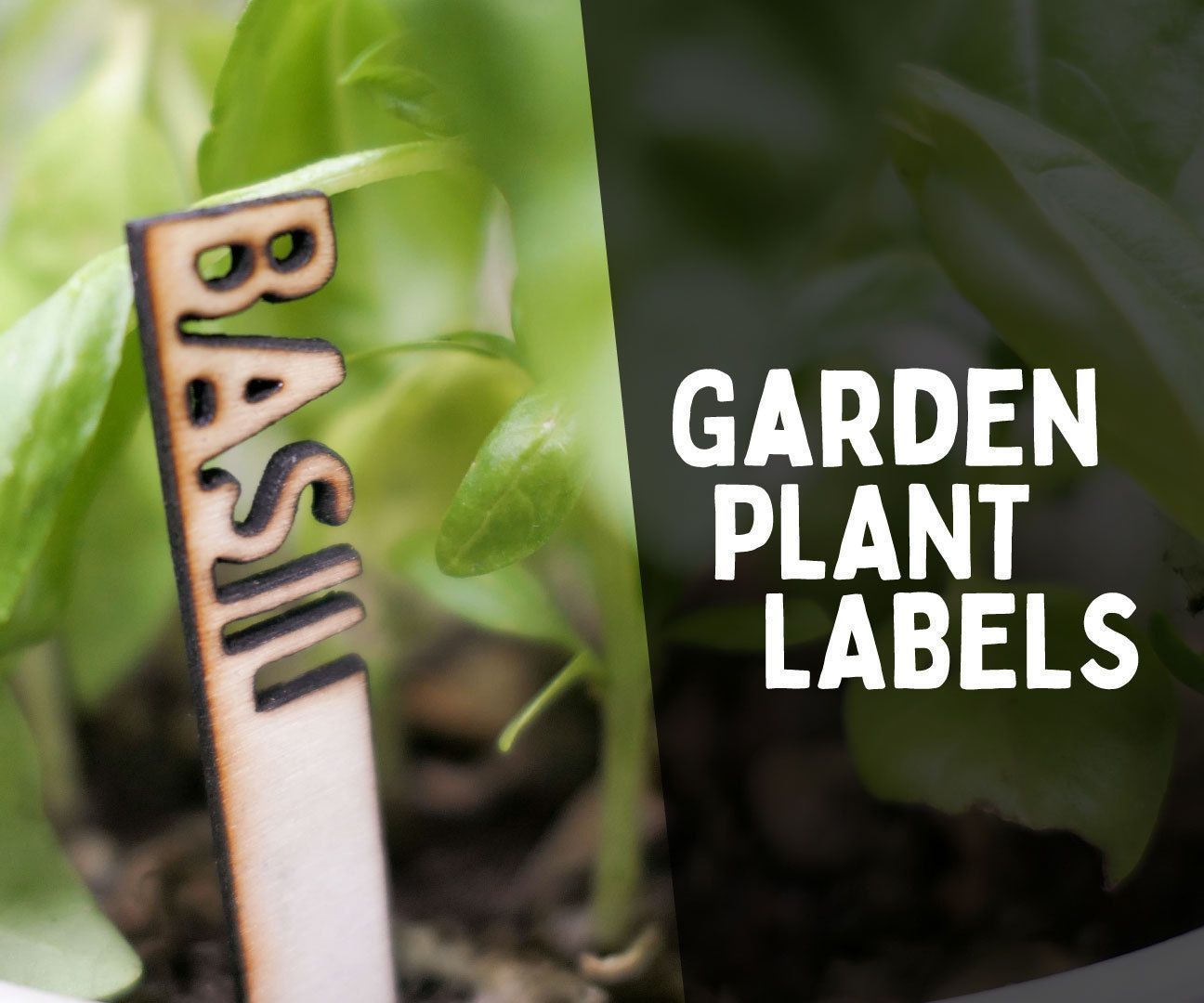 3D Garden Plant Labels