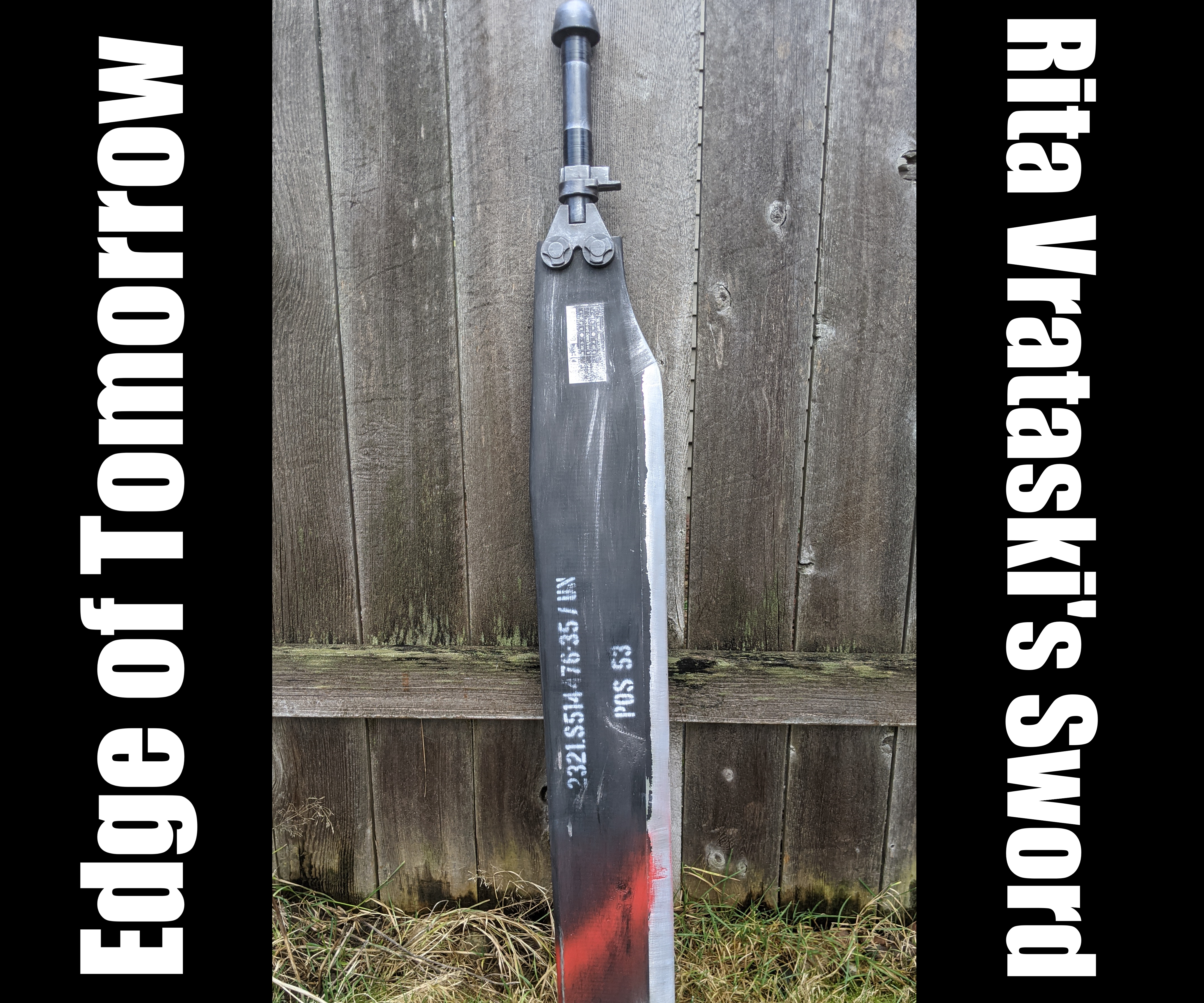 Angel of Verdun Sword - Edge of Tomorrow Prop