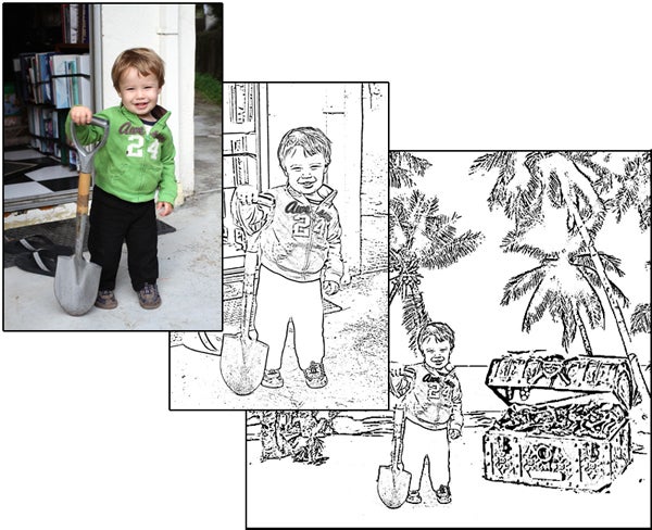 make photo coloring pages online