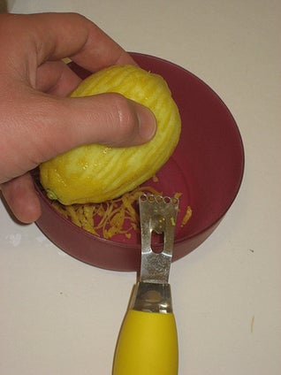 Prepare the Lemon Zest