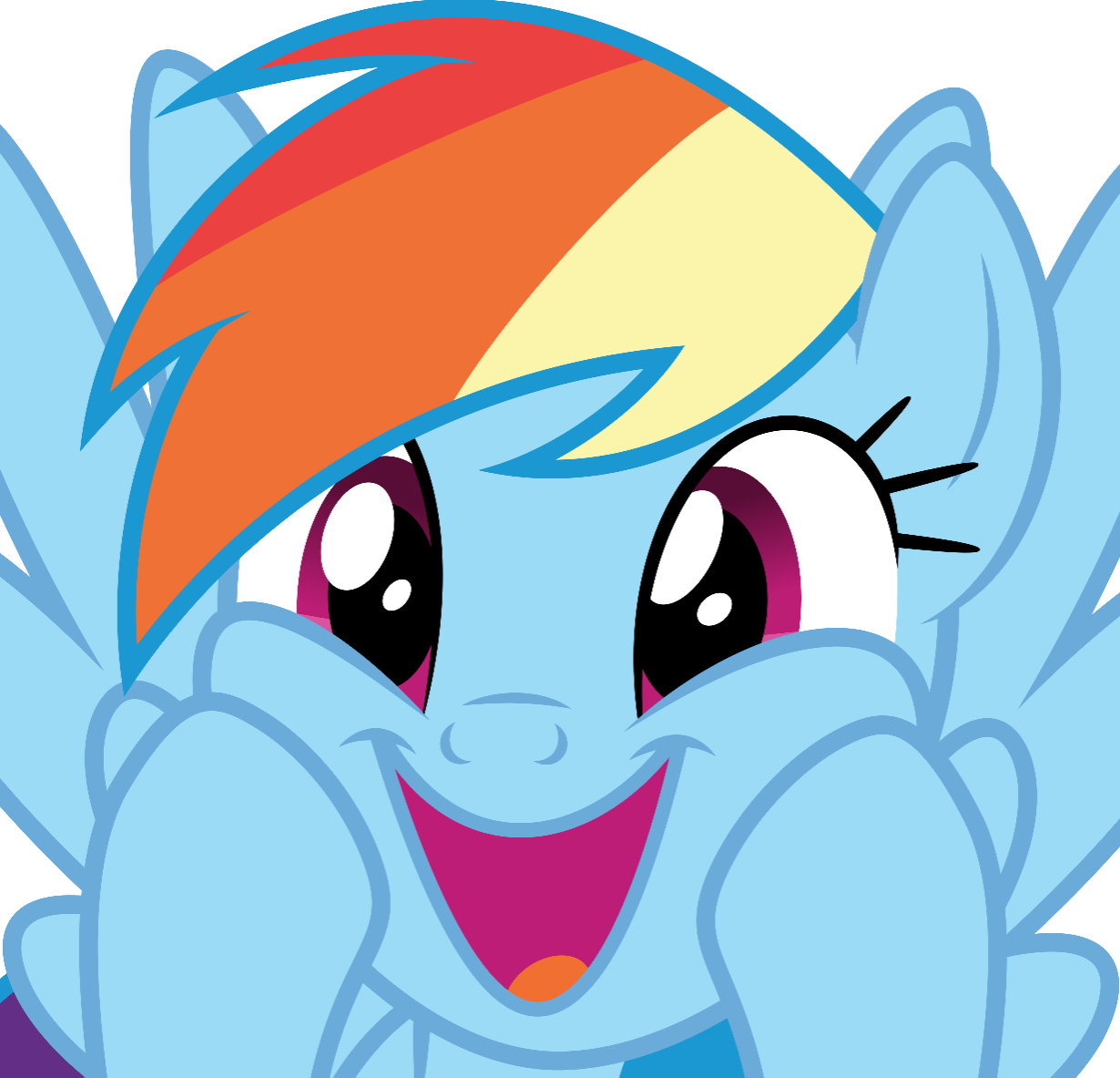 Dashing Rainbow Dash