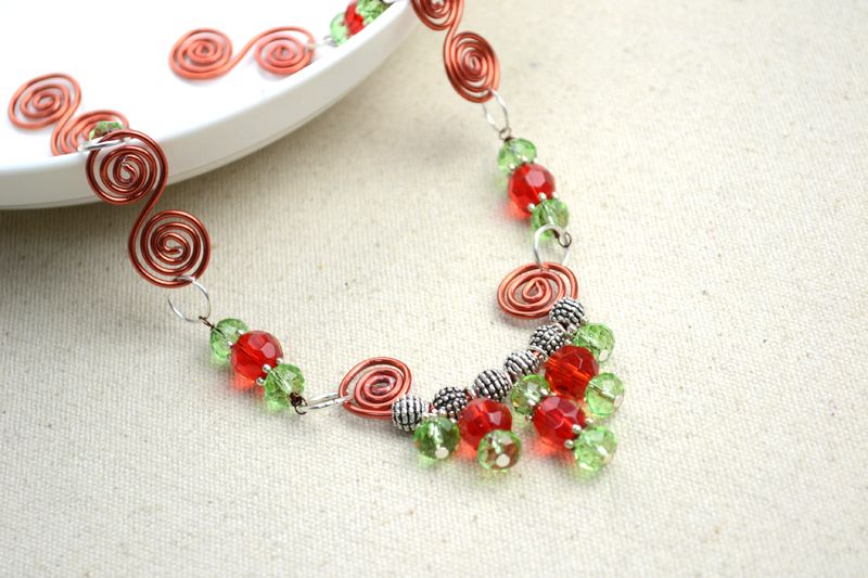 Handcrafted Wire Jewelry With Unique Necklace Pendants