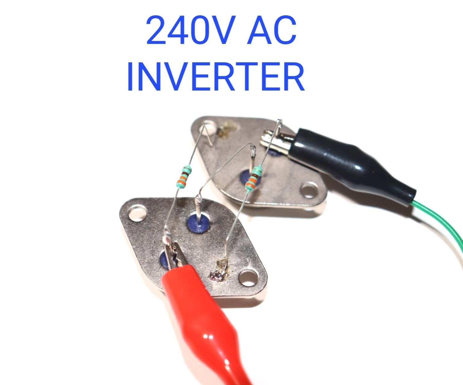 How to Make 220V INVERTER Using 3055 Metal Double Transistor
