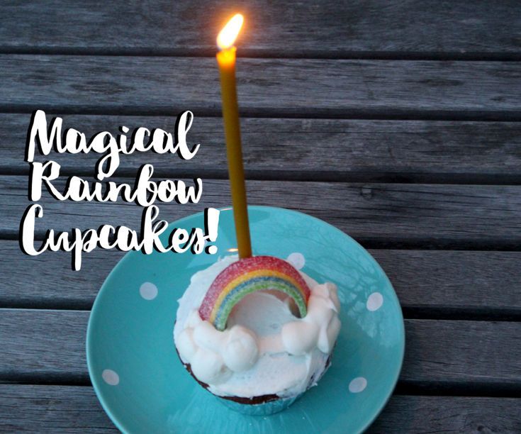 Magical Rainbow Cupcakes!