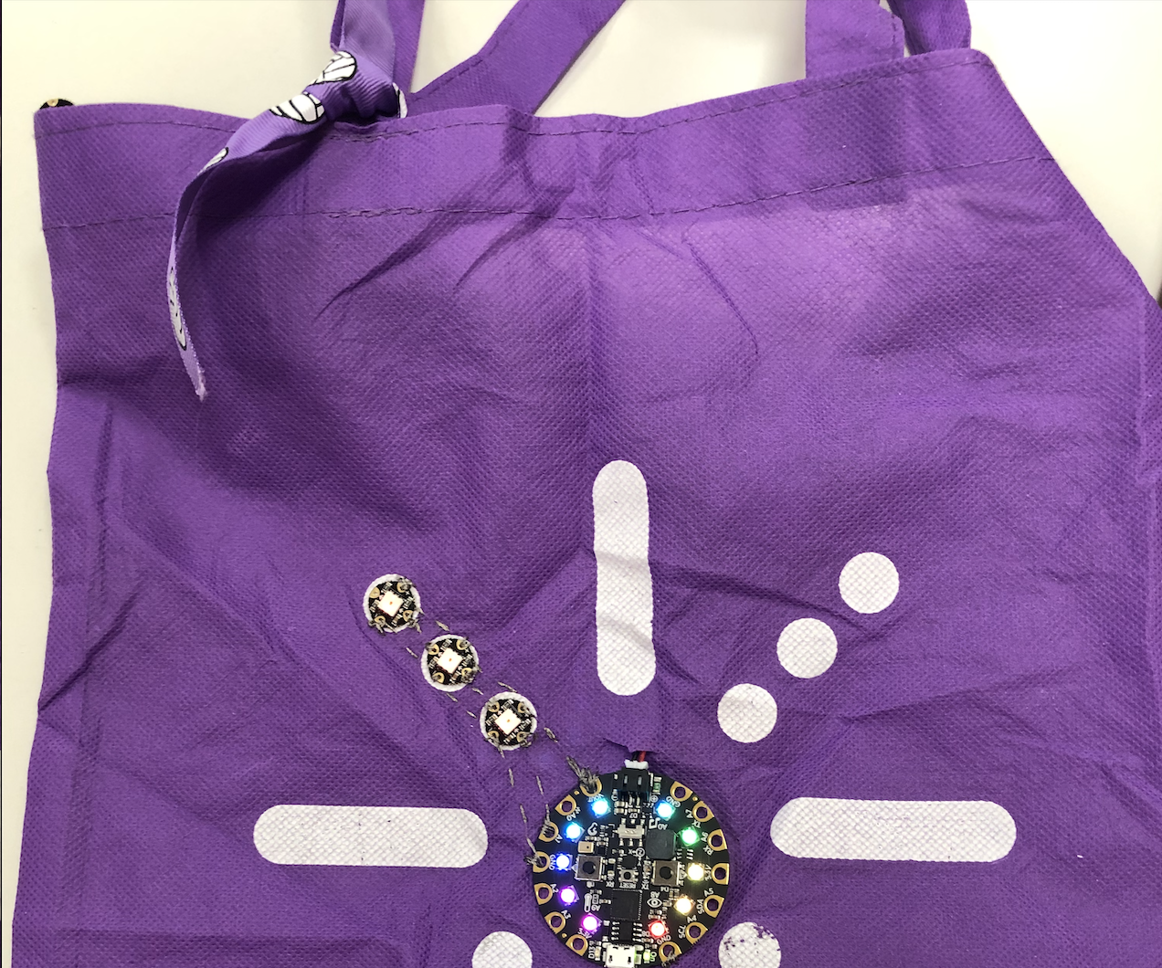 The Light Up Bag With Circuit Playground Express