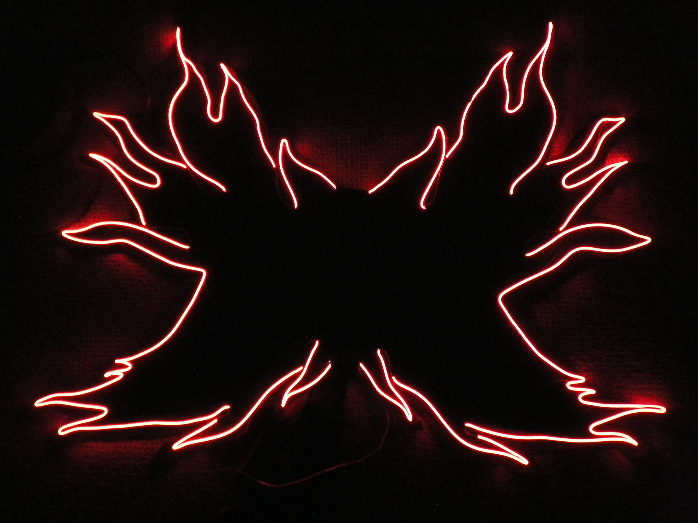 EL Wire Fairy Wings